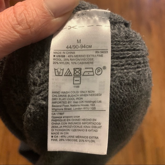 Banana Republic Cashmere/Merino Wool Blend Tunic Sweater with Bows - Picture 5 of 5